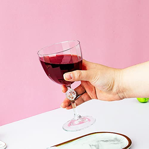 YOtat Ensemble De Verres À Vin Verres À Whisky À L'Ancienne Tasses À Boissons en Verre Cadeau Fait À La Main pour Les Amateurs De Bourbon Verrerie De Style Verres À Rhum Fête des Pères Géante