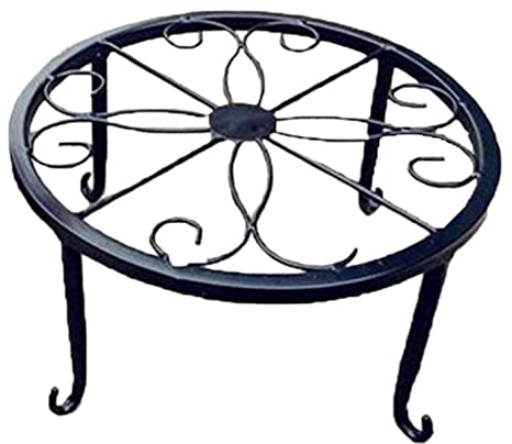DDNGEJ Pflanzenregal Pflanzenständer Blumenständer Metall Blumentopfhalter Schmiedeeisen Pflanzenhalter Runder Blumenständer Wohnkultur Pflanzenregal Pflanzenregale Blume