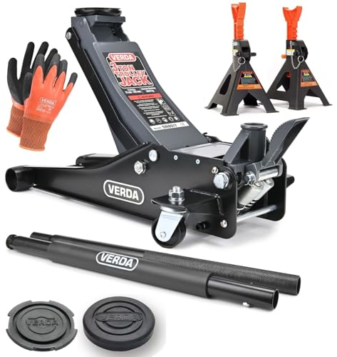 Verda 2X Gummiauflage für Hydraulischen Wagenheber 3T, Gummiplatte Werkstatt Gummiklotz, Gummiteller Werkstatt Hebebühne