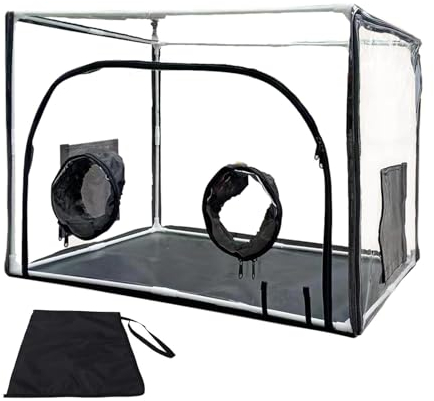 Still Air Box,Mushroom Grow Box, da coltivazione a camera di frutta – Mycology Still Air Box, cappa aspirante, sacchetto per la coltivazione di funghi ben visibile per scienziati domestici