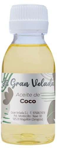 Gran Velada - Aceite de Coco 1L | Hidratación, protección y suavidad para la piel | Ideal para champús, mascarillas capilares, velas de masaje y cosmética natural
