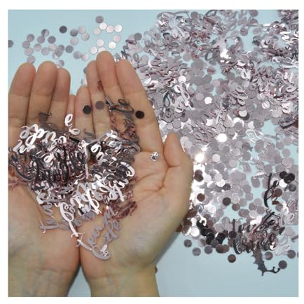 300 Pz Coriandoli da sposa,30g Team Bride Coriandoli decorativi in oro rosa,Decorazione Della Tavola,Decorazioni per Addio al Nubilato,Matrimonio Festa
