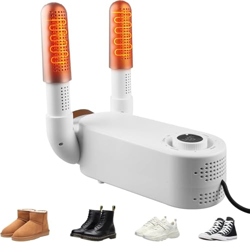 Schuhtrockner Elektrisch - Elektrischer Schuhtrockner - Stiefeltrockner Schuh Trockner Mit Intelligenter Timer 360° Trocknung Schuhwärmer Mit 3 Modi Timer für Schuhe, Boxhandschuh, Skistiefel