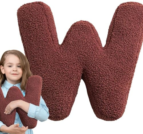 Almohada con letras inglesas,Almohada con letras | Cojín del alfabeto inglés - Almohada para abrazar con letras iniciales de la A a la Z, cojín de felpa con letras inglesas para niños, amigos, f