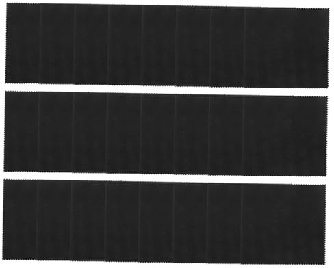 Paño Limpiador de Lentes de Gafas 50 Piezas de Microfibra Negro | Uso para Pantallas Delicadas y Ordenadores, sin Pelusa Rayar, Ligero y Resistente Decoloración