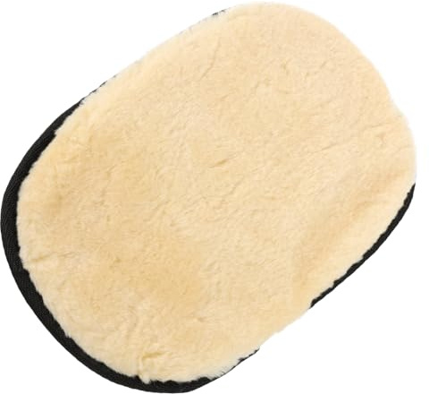 Leather Shoe Cleaner: Boot Polish Brush Leather Boots Polish Glove Yellow Imitation Wool Kitchen Counter Storage Dining Table Service Workshop Bench Layout