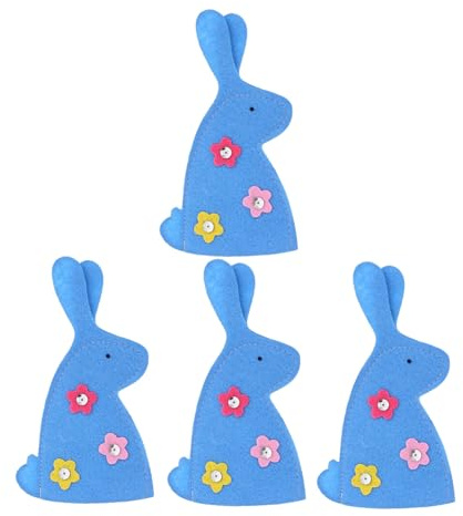JECOMPRIS 4pezzi Borsa Decorativa Per Uova Di in Non Copri-uova Per Copri-uova in Pasquale Decorazione Per Borse Per Uova Di