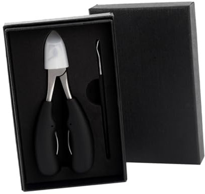 HAKIDZEL Cortaúñas Para Pies De Acero Inoxidable Ergonómico Profesional Cuidado Podológico Uso Familiar Herramienta Precisa y Duradera