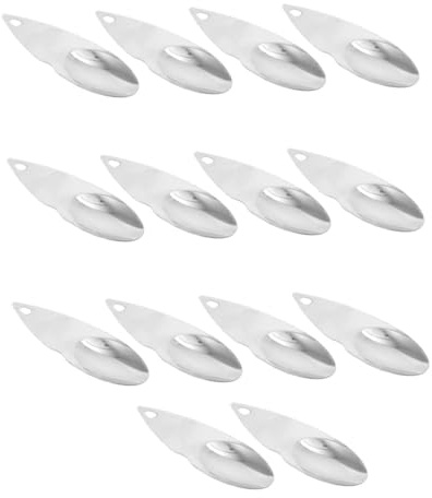 Healifty 14pièces Cuillères Coupe-Kiwis Coupeurs Dentelés pour Creuser La Chair des Fruits Outils De Cuisine Polyvalents