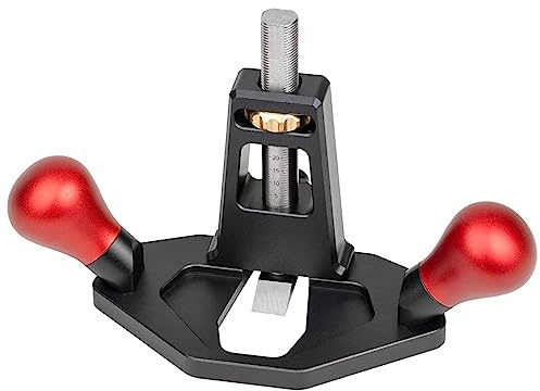 Hkfgdjdl Rabot à défonceuse à main, rabot à main réglable, rasoir à bois en acier inoxydable