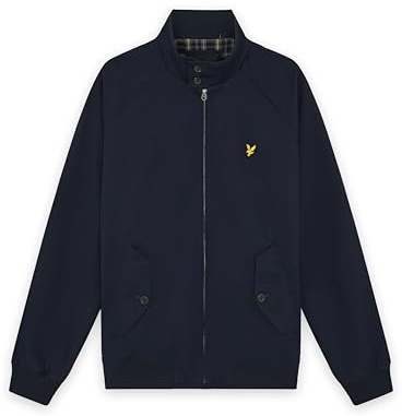 Lyle & Scott Men's Cotton Harrington Jacket, Jet Black