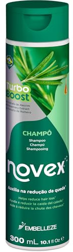 Novex Turbo Boost Champú Anticaída 300ml – Fortalecimiento desde la Raíz hasta las Puntas