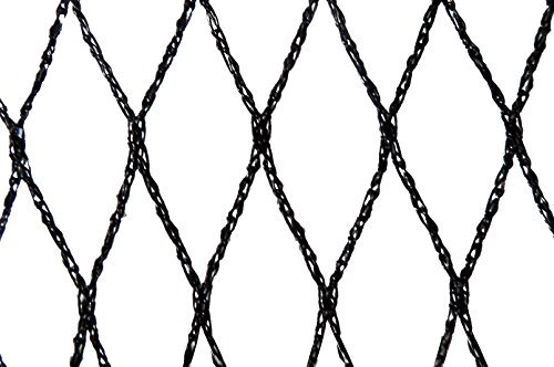 Maillestore Vogelschutznetz - 22 mm Maschenweite - Große Maße Schwarz 8 m x 100 m