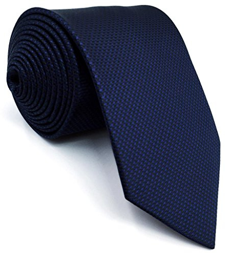S&W SHLAX&WING Krawatte Solid Blau Navy Seide Herren Navy
