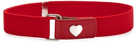 Ladeheid Mädchen Gürtel Elastik-Gürtel 1-6 Jahre 34-65 cm P15G