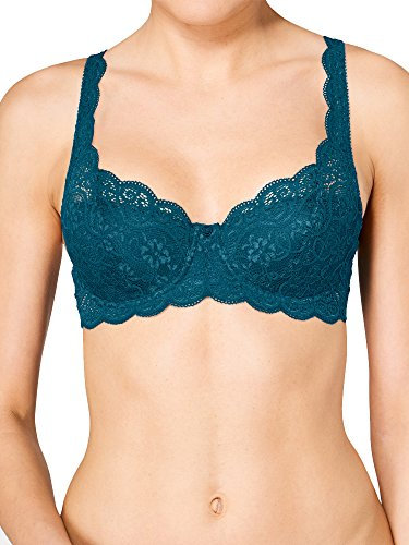 Triumph Women's Amourette 300 W X Demi Bra, (Blue Coral 6169), Size 70C