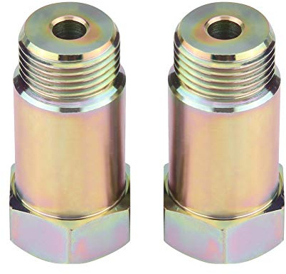 Lambdasonde Adapter, 1 Paar 45mm M18*1,5 O2 Sauerstoffsensor Extender Auspuffanlage Lambdasonde Eliminator Extender Adapter
