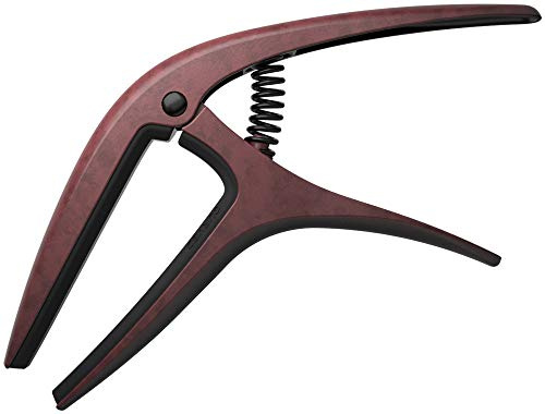 Ernie Ball Axis Dual Radius Capo - 2-i-1 Vändbar Capo för El- och Akustisk Gitarr - Brons