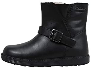 Geox B HYNDE GIRL WPF A, Botines para Bebé-Niñas, BLACK, 20 EU