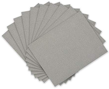 10 hojas de papel de lija para muebles de madera y metal pulido de automóviles de 2000 granos húmedos secos, resistentes al agua, 9 x 11 pulgadas