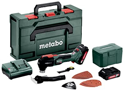 METABO 613088500 - Set Multiherramienta sistema StarLock a batería 18V 2x 2,0Ah Li-Ion MT 18 LTX BL QSL maletín metaBox 145