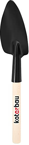 KOTARBAU® Garten Mini Schaufel aus Stahl Blumenkelle mit Holzgriff 33 cm Gartenschaufel für kleine Pflanzen Kleinschaufel Gartenwerkzeug Handschaufel zum Umpflanzen Gartenpflege Jäten
