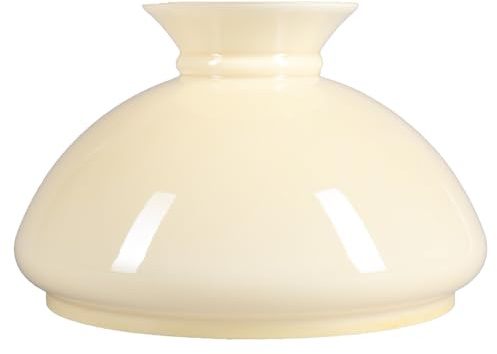 Petroleumglas Lampenglas Vestaschirm Ersatzglas Leuchtenglas Glaschirm 234mm Beige