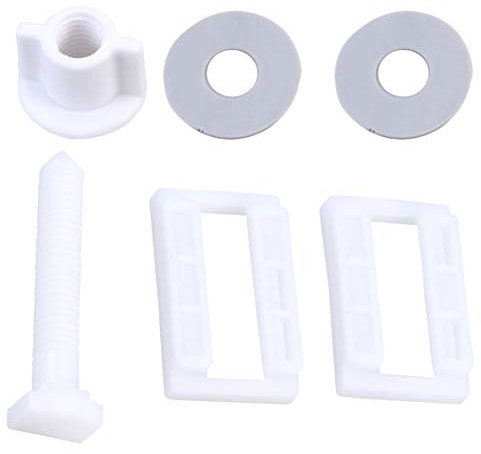 Cabilock Toilet Seat Screws Replacement Set with Square Bolts Nuts and Washers for Secure Toilet Seat Fixings Diy Bathroom Hardware Accessories