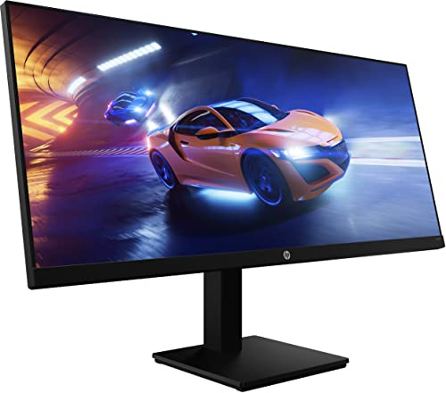 HP X34 Pantalla Gaming WQHD IPS Negro (HDMI/DisplayPort, 3440 x 1440, 21:9, 165 Hz, 1 ms, AMD Free-Sync)