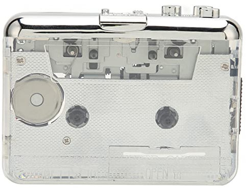 Topiky Lettore di Cassette, Convertitore da Cassetta USB a MP3 Portatile Lettore Musicale da Nastro a Lettore MP3, con Jack per Cuffie da 3,5 Mm, Compatibile per PC OS X