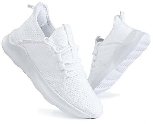 AZSDXS Damen Sneaker Schuhe Sportschuhe Turnschuhe Laufschuhe Schuhe Damen Sneaker Hallenschuhe Weiß 40