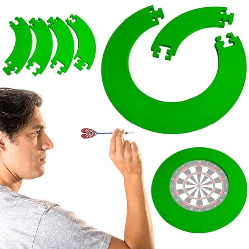 liuduo Dartboard Surround Jigsaw Ring Design Splicing Board Wandschutz Leichte Dartboard Wandschutzplatte Abnehmbare Wand Backboard Ring Zubehör