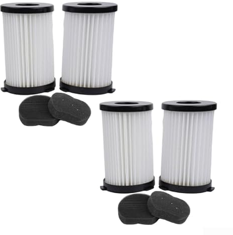 Vilgftyiet Alternative Replacement Filter For Goodmans 356277 Vacuum Cleaner, Cylinder Vacuum Cleaner Replacement Part, Part No 369658, Set Of 4 Filters