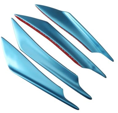 Auto Seitenschweller Universal Car Modified Surround Crash Strip Carbon Fiber Stripe 6-teiliges Set Frontstoßstange Seitenschweller Spoiler Auto Seitenschweller Spoiler(C)