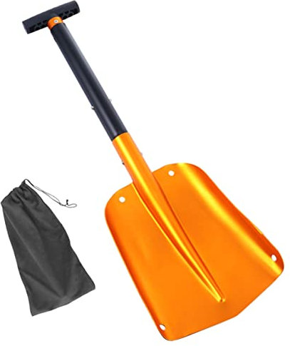 Toyvian Einziehbare Klappbare Autoschneeschaufel Aluminium Schneeräumer Abnehmbar Für Winter Outdoor Camping Autopflege