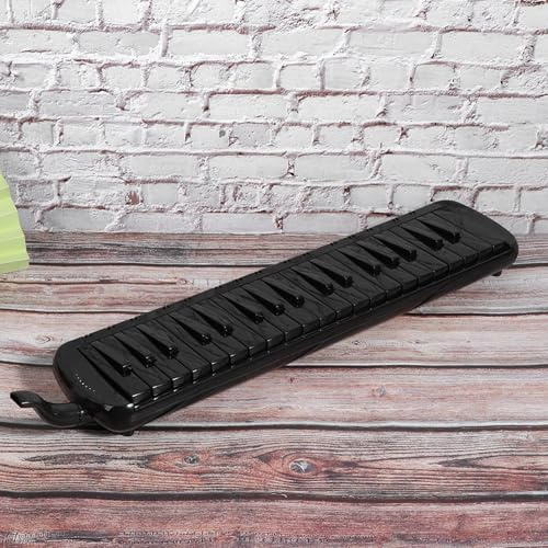 Tbest 37 Key Melodica Keys Melodica, 37 Wind Musical Instrument Geeignet für Anfänger Übungsbeutel F37S (BLACK)