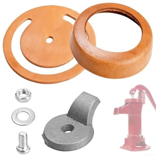 GLFLOW Kit de réparation de pompe manuelle pour pompe manuelle 1160/PM500 avec valve en cuir et clapet anti-retour en fonte