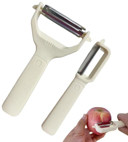 Peladores De Verduras Para Cocina - Pelador Y Rallador De Acero Inoxidable Para Frutas Y Hortalizas De Cocina | Herramienta Manual Antideslizante para Preparar Comidas y Procesar Vegetales