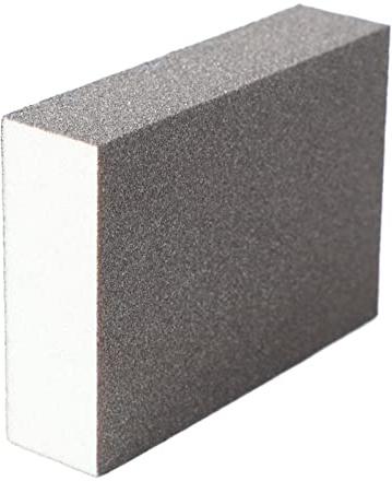 Yctze Schleifblock-Schwamm für Holz und Metall – Schleifschwamm, Wiederverwendbares Schleifblock-Schleifwerkzeug für Gitarreninstrumente – 120/220 Schleifschwamm-Set für Holzbearbeitung und Polieren