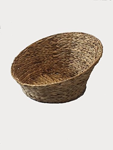 Panier de rangement animal-design - En jacinthe d'eau naturelle - Fabriqué à la main
