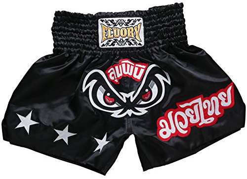 FLUORY Muay Thai Fight Shorts,MMA Shorts Clothing Training Cage Fighting Grappling Martial Arts Kickboxing Shorts Clothing