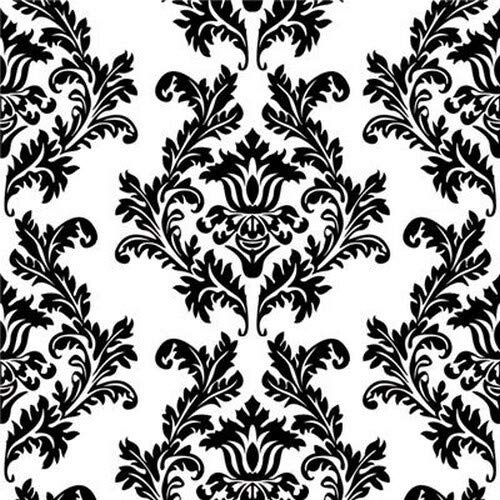 20 Servietten Royale Zeichen schwarz-weiß als Tischdeko für alle Festlichkeiten 33x33cm