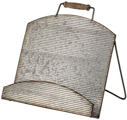 Red Co. Ständer für Zeitschriften, Bücher, Zeitschriften, Briefe, Kunstwerke, rustikaler Stil, mit Griff – 29,2 x 5,7 x 31,8 cm