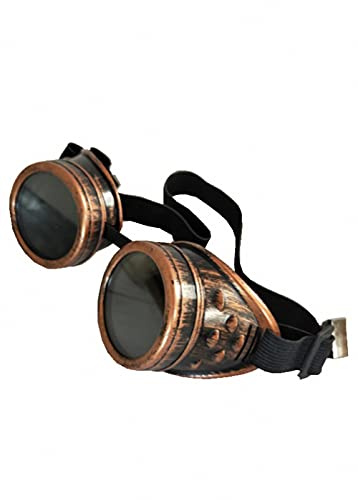Ulalaza Vintage Steampunk Brille Brille Viktorianisch Retro Cyberpunk Gothic Cosplay