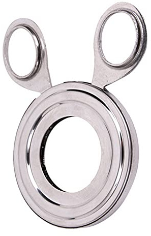 VOANZO 2PCS Stainless Steel Shell Opener Egg Opener Egg Topper Kitchen Tool for Raw Soft Hard Boiled Egg