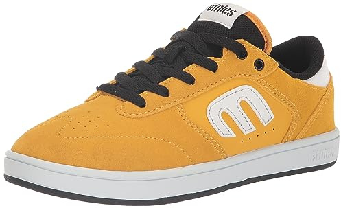 Etnies Kids Windrow Low Top Skate Shoe, Yellow - Sustainable, Comfortable, and Durable Footwear