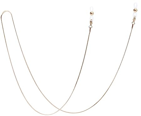 PIPJOY Premium-Brillenkette aus Edelstahl, schmaler Sonnenbrillenhalter aus Titanlegierung, Brillenbandhalter um den Hals