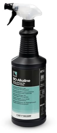 Errecom BIO-Alkaline, Detergente Alcalino per Climatizzatori specifico per Unità Esterna, 1 L