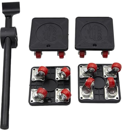 Folpus Furniture Mover Furniture Lifter Piano Moving Tools Furniture Sliders Protecting Floor Roller Wheel Sliders Furniture Dolly, square