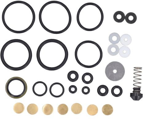 Pièces de rechange pour compresseur d'air PCP 12 V, jeu de segments de piston en métal PVC 30 MPa, disques de rupture et rondelles pour pompe haute pression